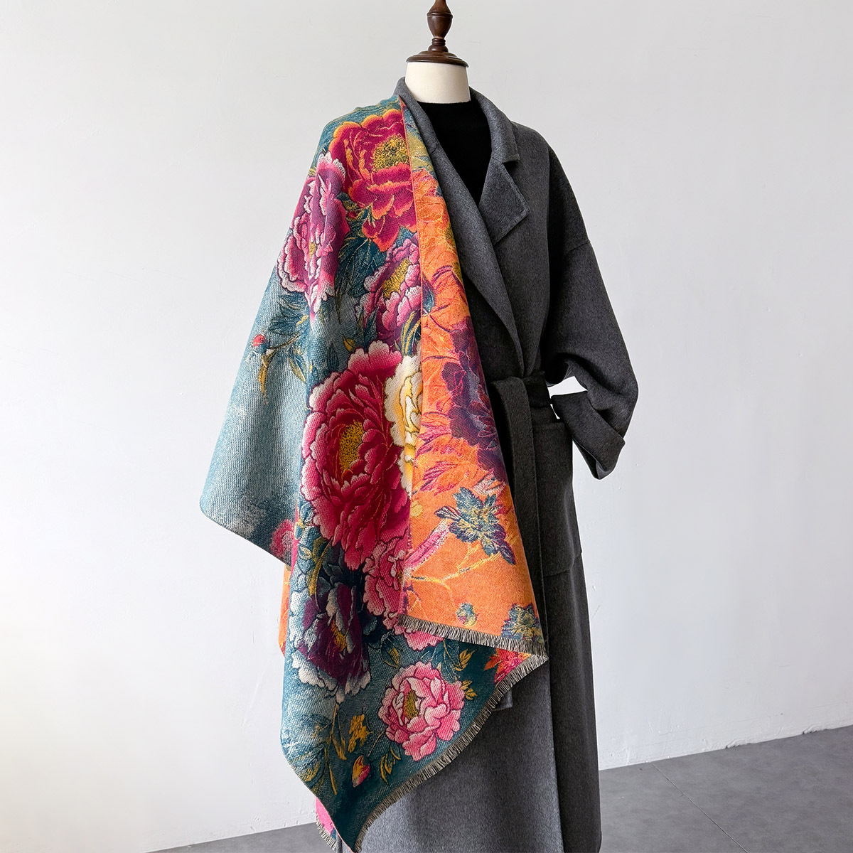 Warm Cashmere Scarf Women Shaw - Cashmere Pashmina Wrap 评论和价格