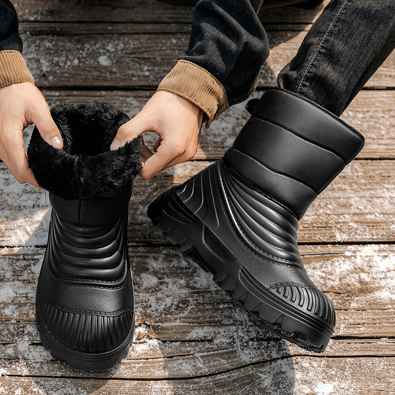 New men's winter snow boots th - Waterproof Winter Boot 评论和价格
