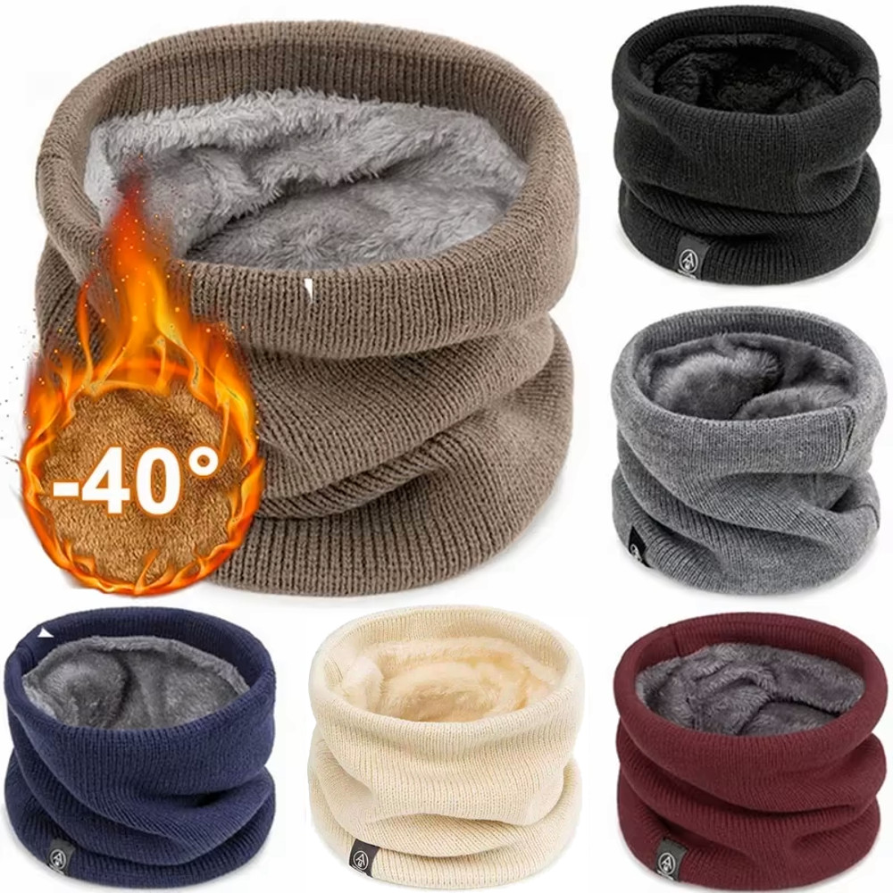 Thick Knit Neck Warmer Fleece  - Neck Gaiter Fleece 评论和价格