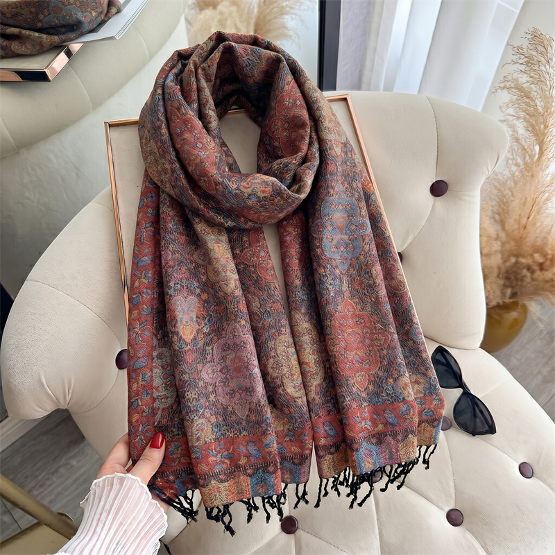 New Luxury Women Autumn and Wi - Cashmere Pashmina Wrap 评论和价格