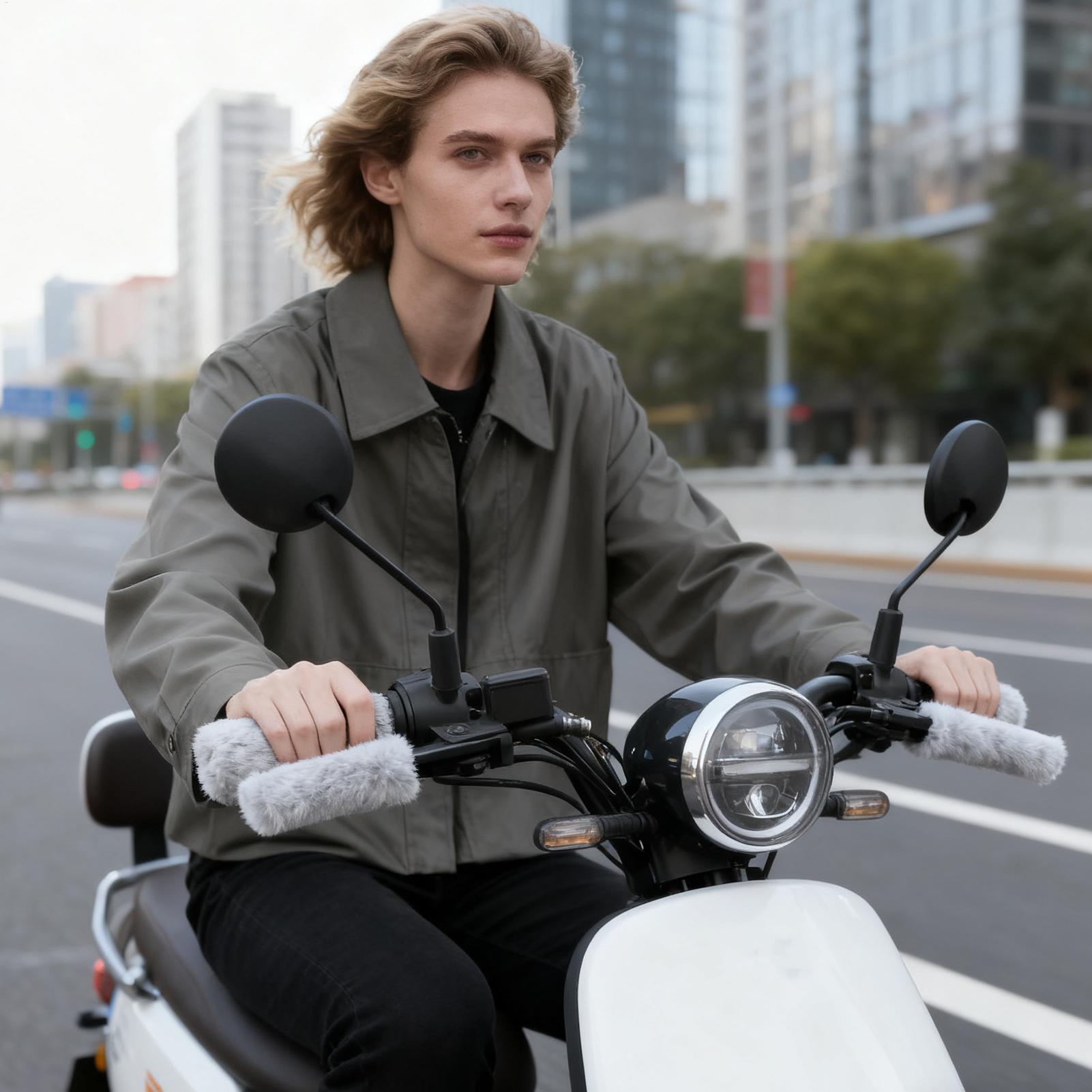 Motorcycle Handlebar Grips War - Hand Warmer Electric 评论和价格