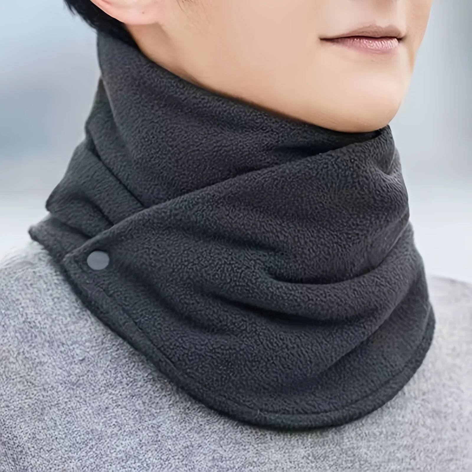 New Lamb Fleece for Women Scar - Neck Gaiter Fleece 评论和价格