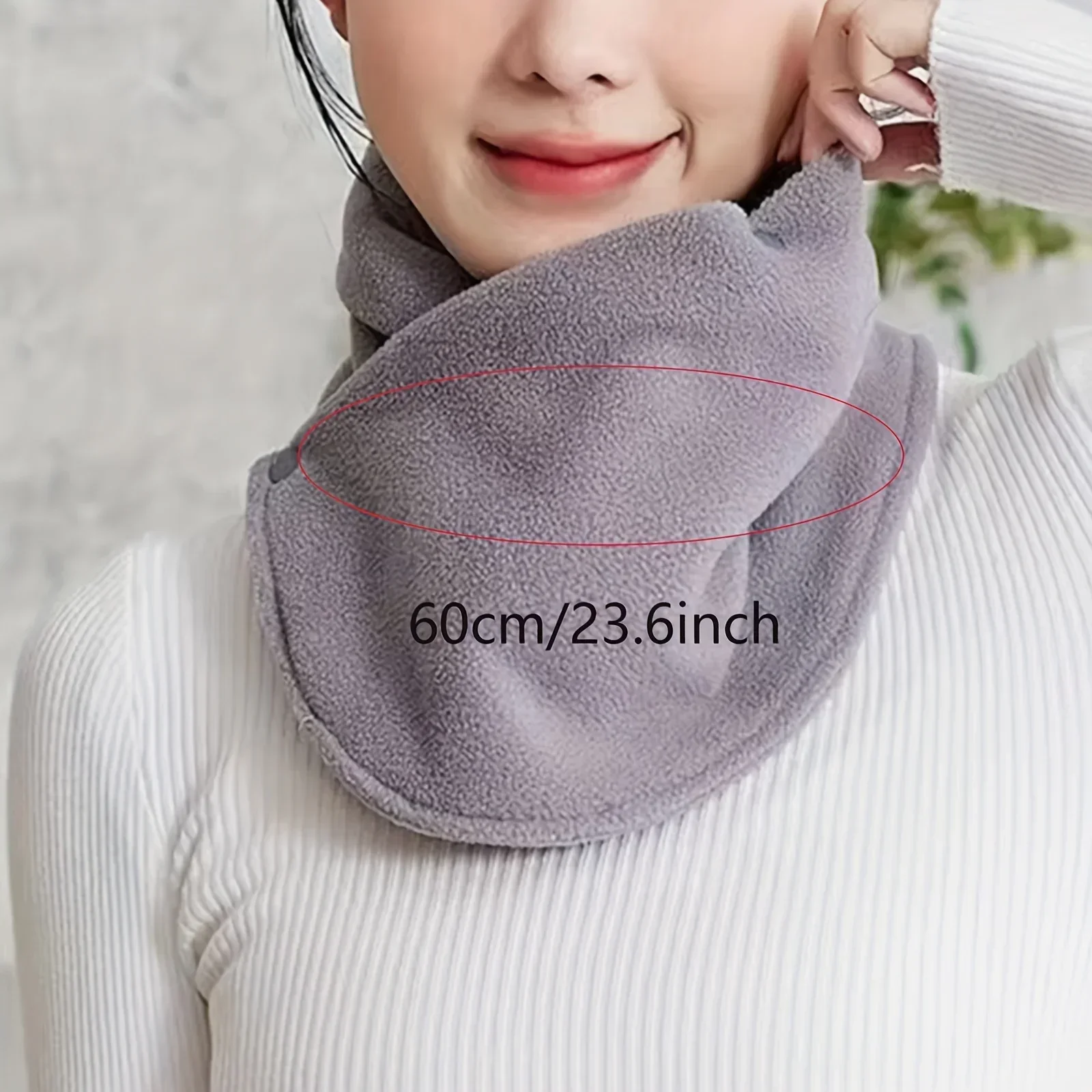 New Lamb Fleece for Women Scar - Neck Gaiter Fleece 评论和价格