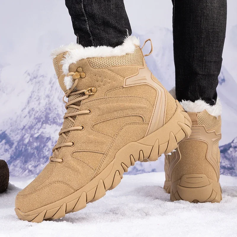 Men Winter Tactical Boots Lace - Waterproof Winter Boot 评论和价格