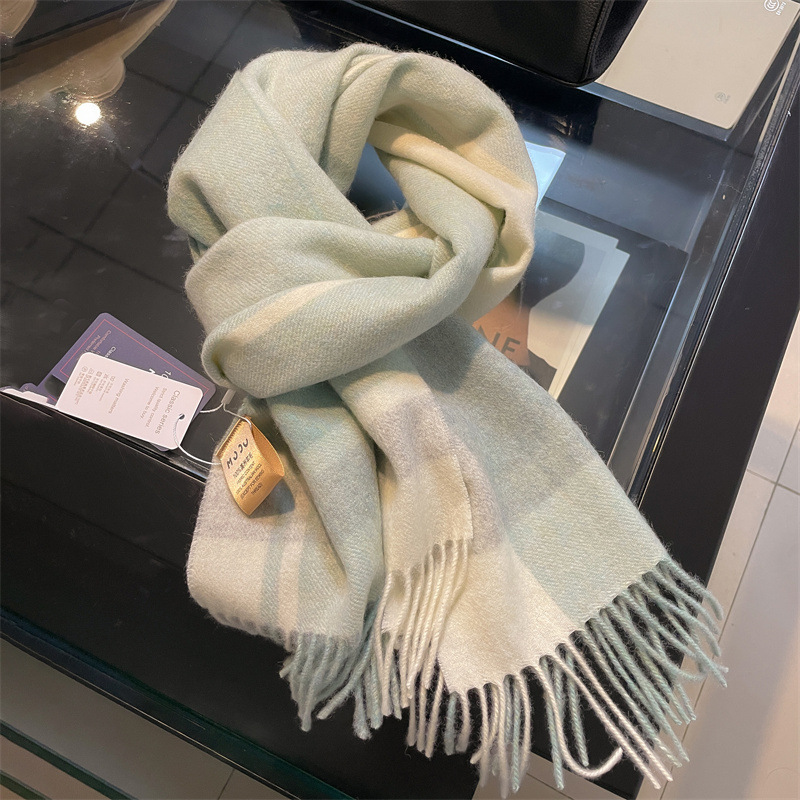 High Quality Pure 100% Wool Me - Wool Scarf Men 评论和价格