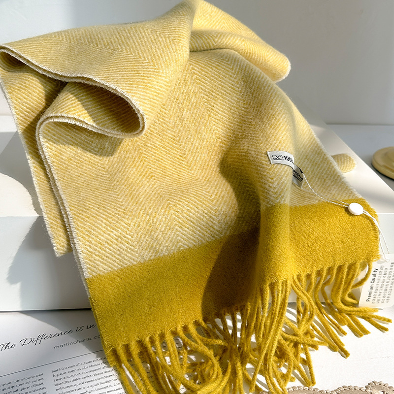 100% Pure Wool Scarf Women Men - Wool Scarf Men 评论和价格