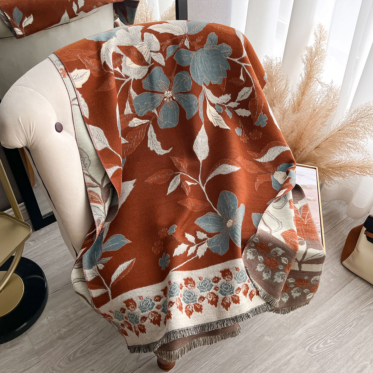 Women Thicken Luxury Winter Pa - Cashmere Pashmina Wrap 评论和价格