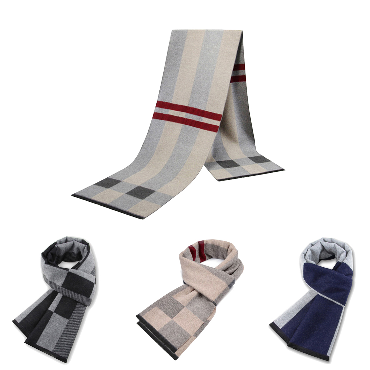 Men Scarf For Man Winter Copy  - Wool Scarf Men 评论和价格