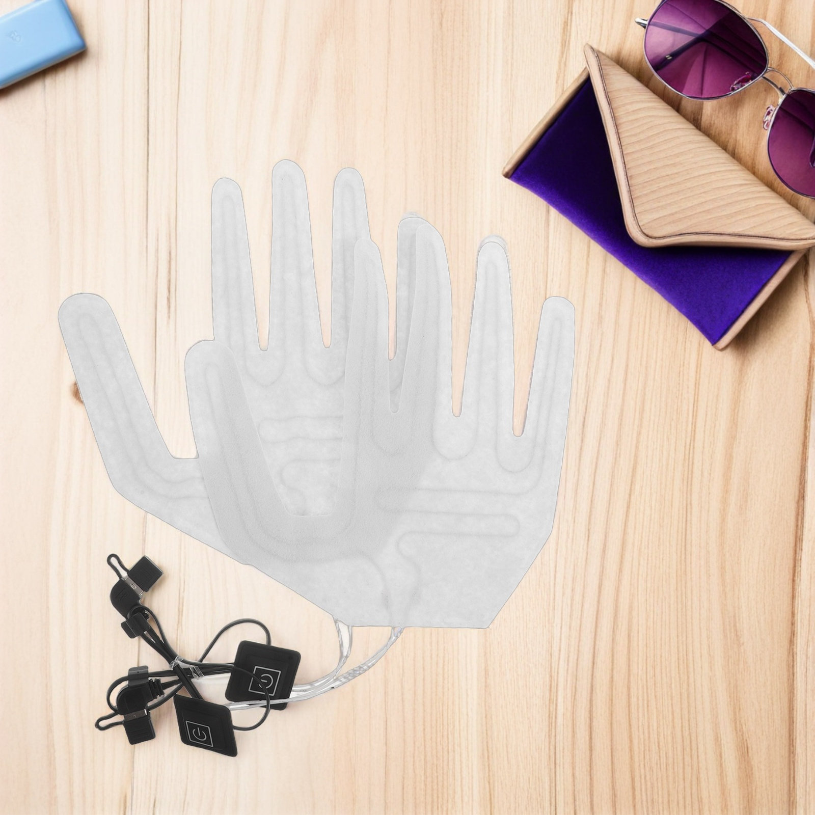 2Pcs Full Finger Electric Glov - Hand Warmer Electric 评论和价格