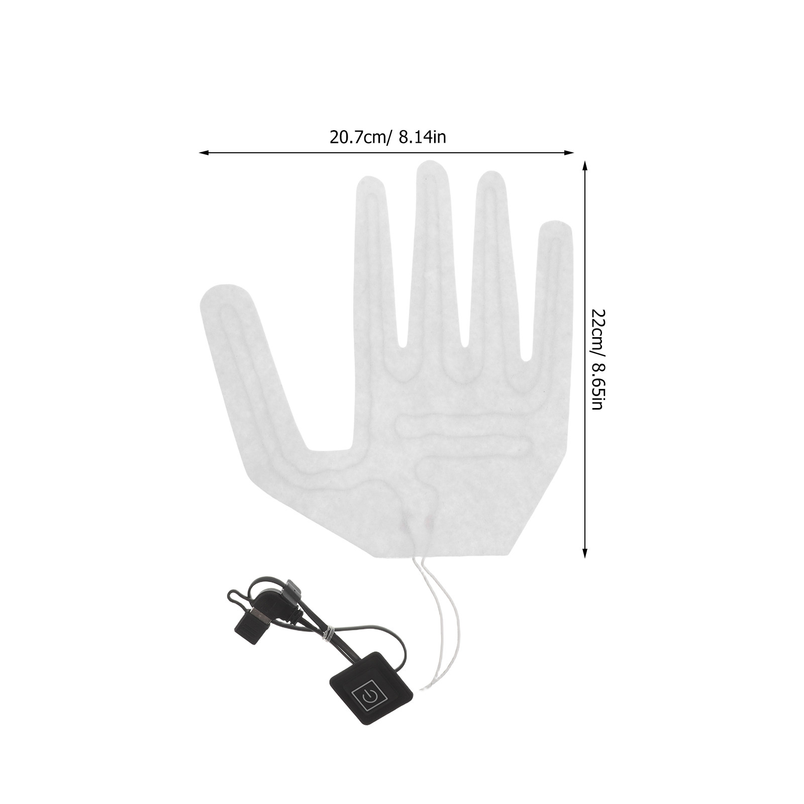 2Pcs Full Finger Electric Glov - Hand Warmer Electric 评论和价格